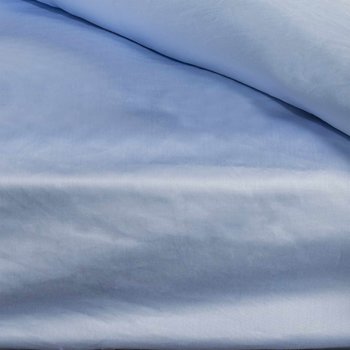 parure copripiumino luxury in raso 300 fili azzurro pervinca - lasuite08